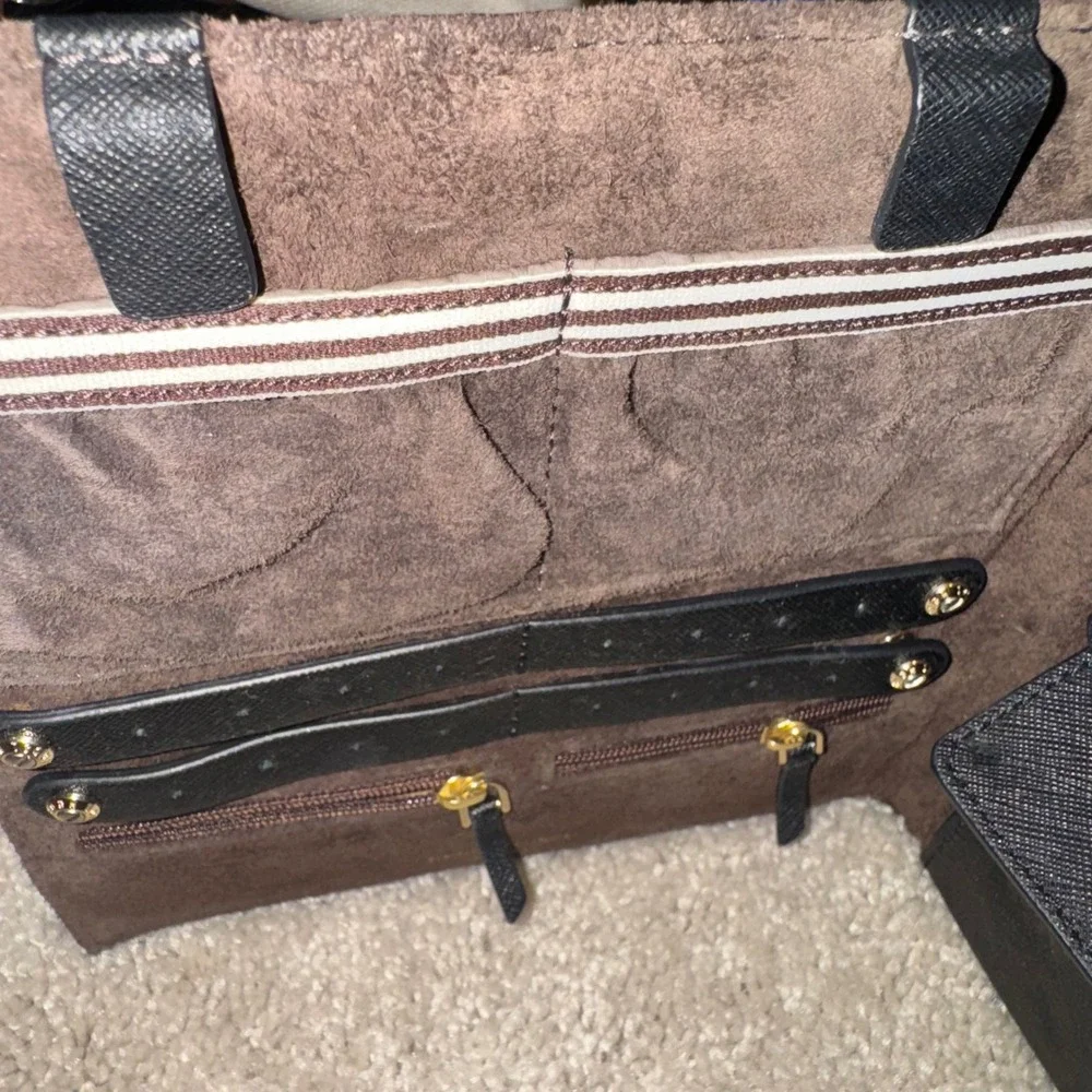 Henri‎ Bendel West 57th Jewelry Case Saffiano Leather Travel Organizer